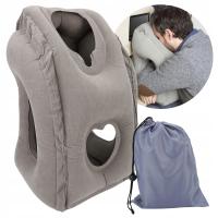 PODUSZKA PODRÓŻNA DMUCHANA TURYSTYCZNA DO SPANIA SAMOLOTU POCIĄGU SAMOCHODU