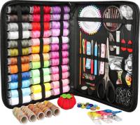 БОЛЬШОЙ НАБОР ИНСТРУМЕНТОВ ДЛЯ ШИТЬЯ, ШВЕЙНЫЕ ИГЛЫ, НОЖНИЦЫ, НИТЬ, 226 ЭЛЕМЕНТОВ
