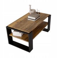 Журнальный столик KAJA 96 см, скамейка, ретро стол, гостиная, промышленная скамейка, лофт