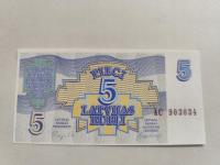 Łotwa - 5 rubel - 1992 - UNC