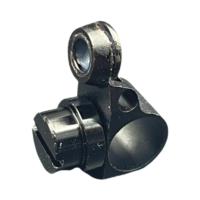 Kołowrotek wędkarski Dopasuj przycisk Przenośne akcesoria rybne do wędkowania czarny