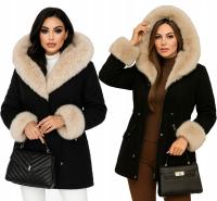 J STYLE куртка женская парка с капюшоном женская куртка с плюшевым мишкой