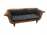 Диван-гондола из красного дерева biedermeier