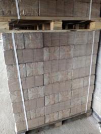 Деревянный брикет дуб-бук паллет 960кг с доставкой вся Польша