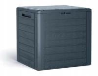 Садовый ящик WOODEBOX антрацит 140 литров 140л / для балкона терраса
