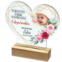 Сердце на День бабушки и дедушки фото подарок статуэтка персонализация