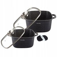 ГОРШКИ ПОЛНЫЙ НАБОР МРАМОРНЫХ ГОРШКОВ 6 ЭЛЬ ИНДУКЦИЯ ГАЗ КАМИЛЛА