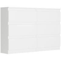 КОМОД R-120 ШКАФ 6 ЯЩИКОВ БЕЛЫЙ R-120