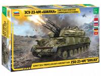 Zvezda 3635 Działo przeciwlotnicze ZSU-23-4M Shilka model 1/35 Z3635