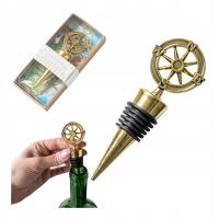 ZATYCZKA DO WINA róża wiatrów kompas symboliczny upominek dekoracja do domu