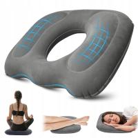 PODUSZKA ORTOPEDYCZNA DO SIEDZENIA NADMUCHIWANE do HEMOROIDY BÓLE PLECÓW
