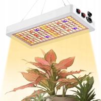 288 LED PANEL LAMPA WISZĄCA DO WZROSTU UPRAWY ROŚLIN FULL SPECTRUM 100W