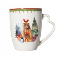 ARCA KUBEK ŚWIĄTECZNY Prezent 280ml Porcelana Wzór 10