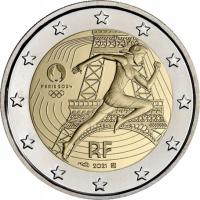 Francja 2 euro Coincard 2021 - Olimpiada w Paryżu