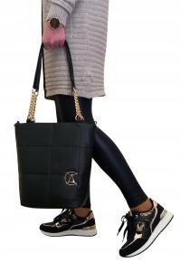 ЖЕНСКАЯ СУМКА ШОППЕР ПОЧТАЛЬОН ЧЕРНЫЙ СУПЕР ЦЕНА!!!