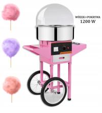 MASZYNA DO WATY CUKROWEJ | WÓZEK + POKRYWA | MOCNA 1200W