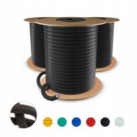 Эластичный трос резиновый трос для брезента расширитель 10 мм 10 м Черный