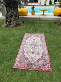 Wełniany kaszmirowy dywan dywanik perski Keshan od Adoros 160x84 cm