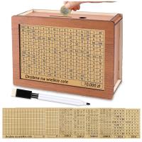 SKARBONKA WYKREŚLANA CEL WYZWANIE NA 10000 ZŁ + PERSONALIZACJA OSZCZĘDZANIE