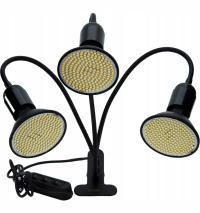 Lampa stojąca GROW do uprawy roślin czarna ZEED.pl 60 W (3x20W) + statyw