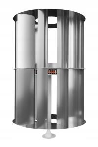 Turbina Wiatrowa Pionowa 3kW + SRNE 10kWh + SRNE falownik 5kW