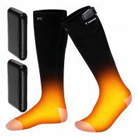 Электрические носки с подогревом, теплые гетры, зимние гетры для ног