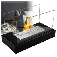 Biokominek wolnostojący Ergo Heat 36 x 22 x 18 cm czarny