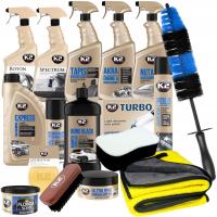 K2 DUŻY ZESTAW KOSMETYKÓW DO PIELĘGNACJI AUTA PREZENT KOSMETYKI SAMOCHODOWE