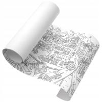 Kolorowanka w rolce - Miasto 10 metrów Mideer