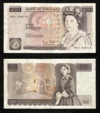 Wielka Brytania 1988-91ND 10 pounds Pick 379e XF G.M.Gill HR01 029712