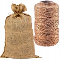 ДЖУТОВЫЙ МЕШОК САНТА-КЛАУСА 85X50 ДЖУТОВЫЙ ШНУРОК