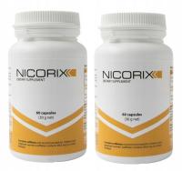 ZESTAW Tabletki Nicorix wspomagające RZUCANIE PALENIA bez tycia 60 kaps x2