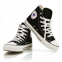 Converse buty trampki wysokie czarne All Star M9160