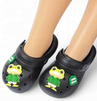 Plażowe Piankowe Buty Dziecięce Basenowe Zakryte Klapki z Przypinkami *26*