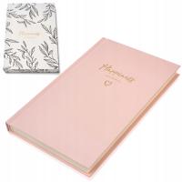 Дневник счастья благодарности планировщик счастья, розовый формат A5