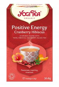 Herbata Yogi Tea Positive Energy Cranberry Hibiscus - Pozytywna energia (17