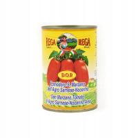 Pomidory San Marzano Rega 400 włoskie obrane pelati DOP producent Strianese