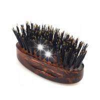 Szczotka do brody włosie z dzika ręcznie wykonana lakierowana STARMANN