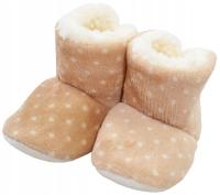 CIEPŁE BUTY butki NIECHODKI dziecięce PANTOFLE kapcie 13 cm 12-18m T014i