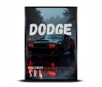 Obraz Premium Hellcat 40x30cm – Dodge Challenger, moc i styl