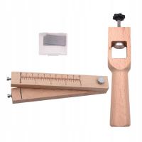 Skórzany przecinak do pasków, przezroczysta skala Leather Craftool Strap Cutter Strip Belt