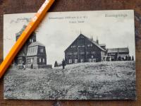Karpacz Śnieżka szczyt dawne schronisko obserwatorium turyści 1913 rok