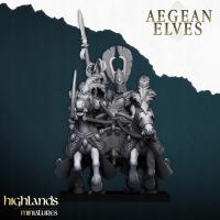 Aegean Elf Chariot, Highlands Miniatures