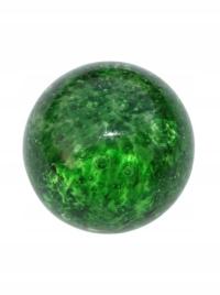 Piękna szklana kula zielona przycisk do papieru dekoracja ozdoba prezent