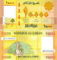 LIBAN - 10000 LIVRES - 2021 - P NEW - UNC + GRATIS *NN