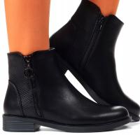 Bella Paris botki damskie płaski obcas