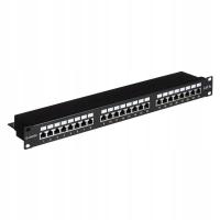 Q-LANTEC Patchpanel STP kat.5e 19 cali 1U 24xRJ45 LSA