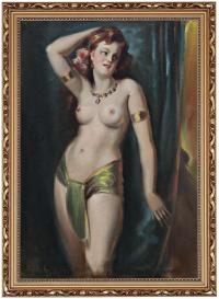 Gyula Asztalos (1900-1972) - akt młodej kobiety