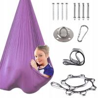 Szarfa akrobatyczna, chusta aerial silk 1.5 m szeroki 280 cm