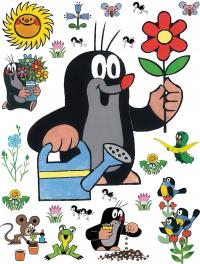 Naprasowanka Aplikacja Termo Naklejka Na Odzież krecik bajka film #2